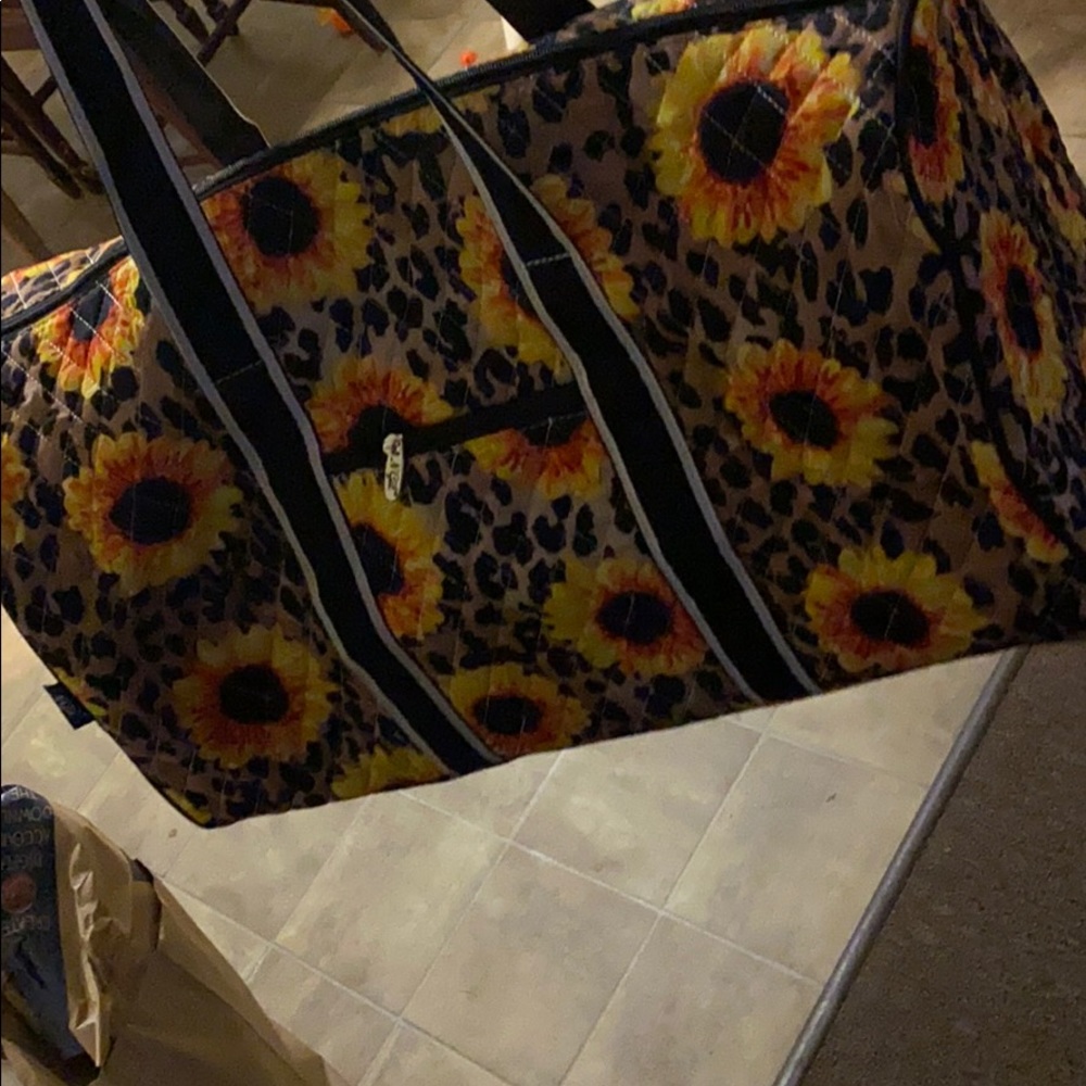 Sunflower travel bag